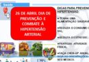 Prevenção e Combate a Hipertensão na Praça Barão Araras nesta sexta
