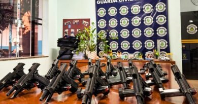 Santa Bárbara doa armamentos à Guarda Municipal de Borborema