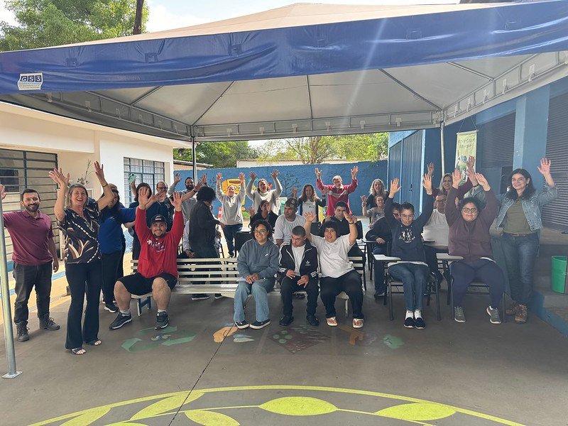 Ação educativa na Casa da Agricultura reúne alunos da escola Tempo de Viver
