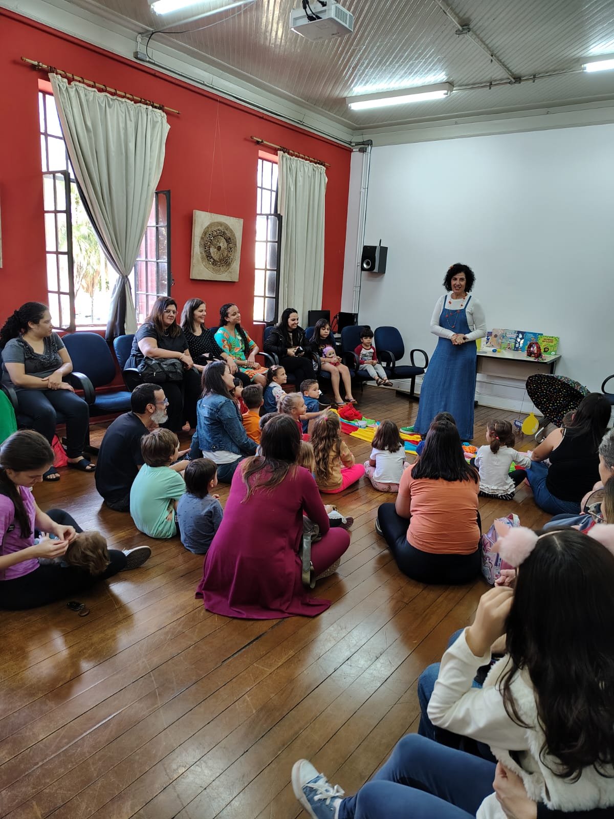 Biblioteca de Americana tem mais uma sessão de contato de histórias