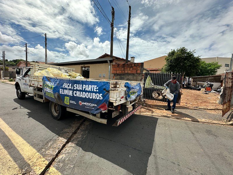 Americana inicia mutirão para retirada de criadores do mosquito da dengue