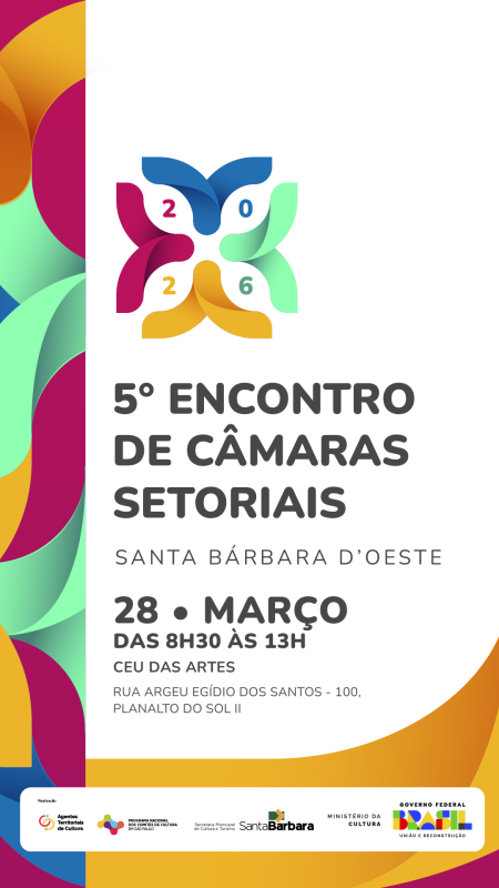 5º Encontro de Câmaras Setoriais de Cultura em Santa Bárbara