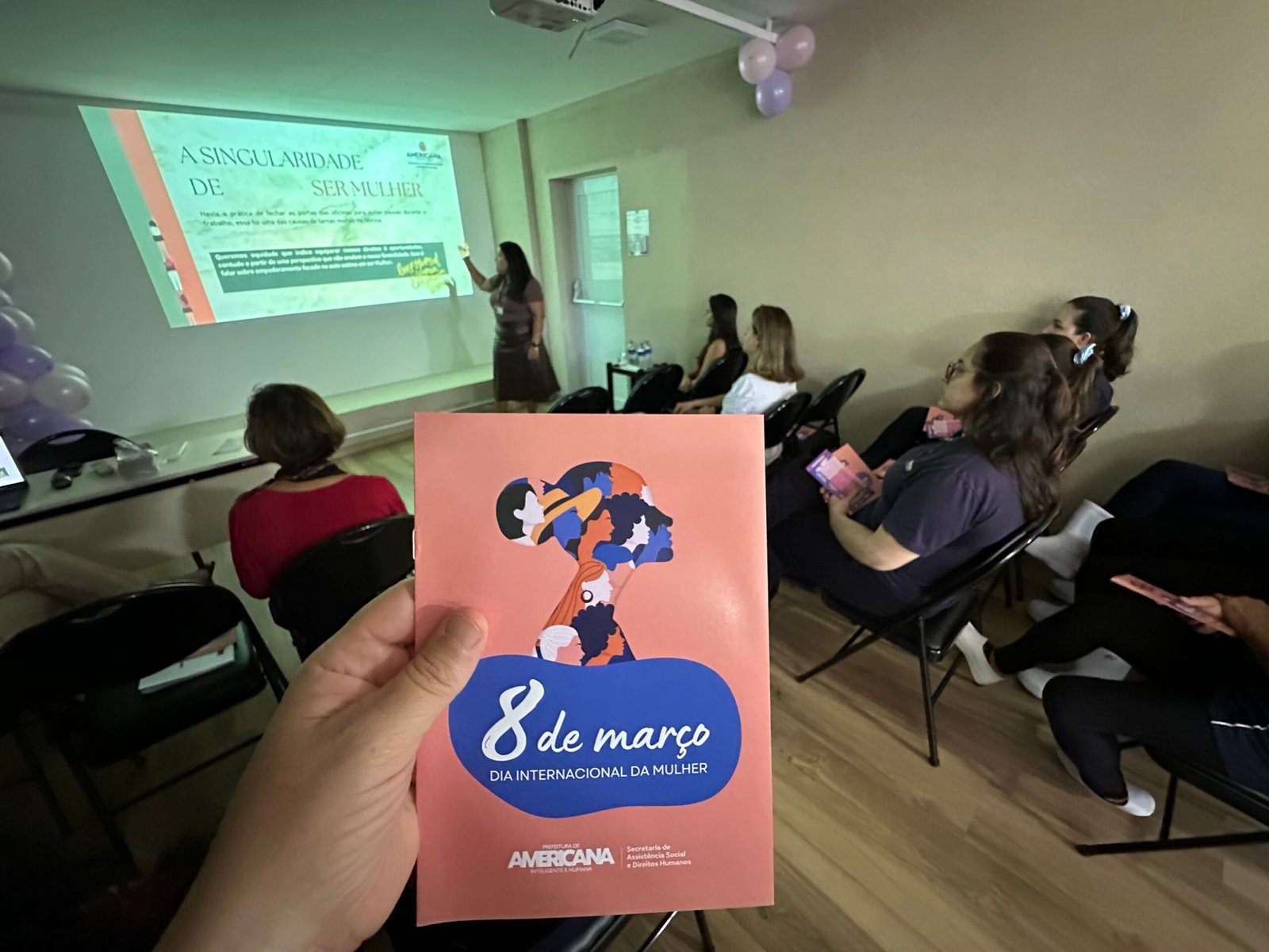 Americana comemora o Dia Internacional da Mulher atividades no Portal