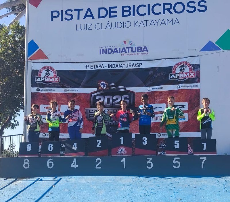 Ciclistas de Americana se destacam na 1ª etapa do Campeonato Paulista de BMX
