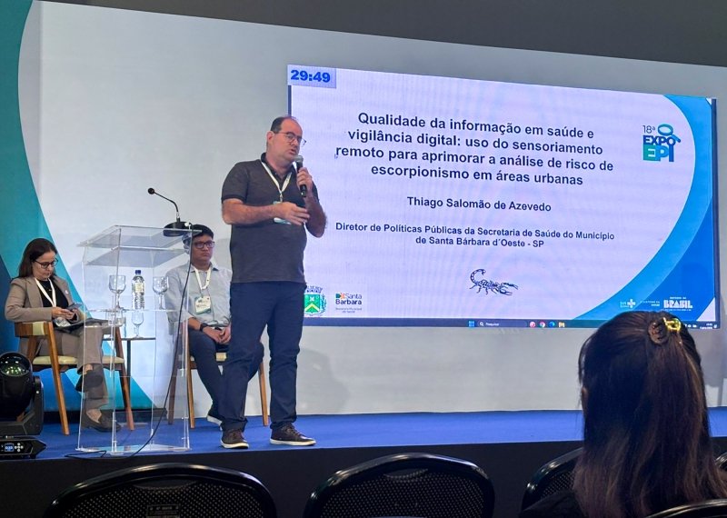 Santa Bárbara é destaque em Mostra Nacional de Experiências Bem-Sucedidas em Epidemiologia, Prevenção e Controle de Doenças
