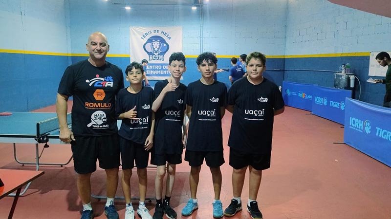 Tênis de mesa sub-17 de Americana chega ao pódio da etapa sub-regional dos Jogos da Juventude