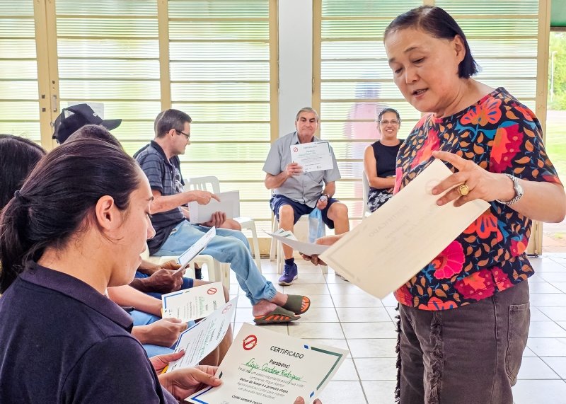 Santa Bárbara encerra a primeira turma de 2026 do “Saúde sem Tabaco”