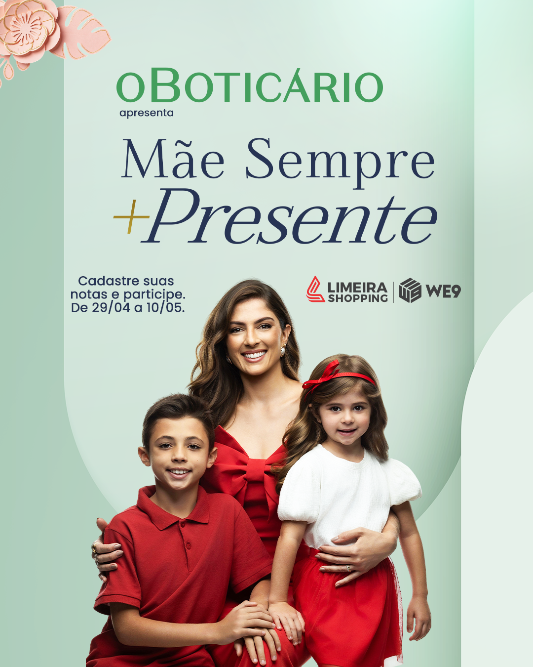 Limeira Shopping traz presente especial em campanha de Dia das Mães