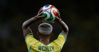 Wesley é cortado da Seleção Brasileira por lesão em amistoso
